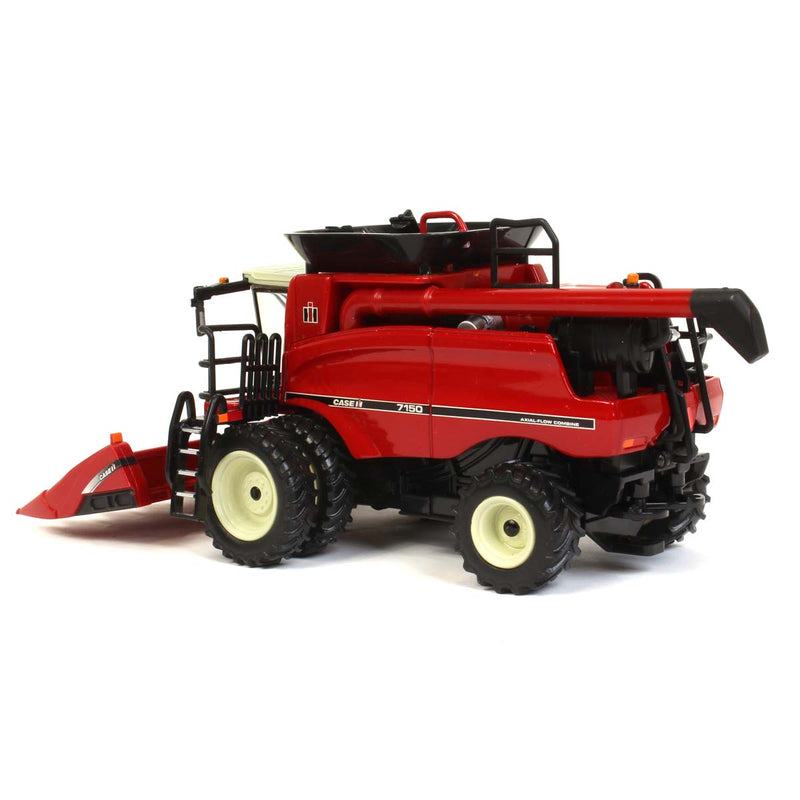 1/64 Limited Edition Vintage IH-Case IH 7150 Combine with Corn and Grain Header, ERTL Authentics #10
