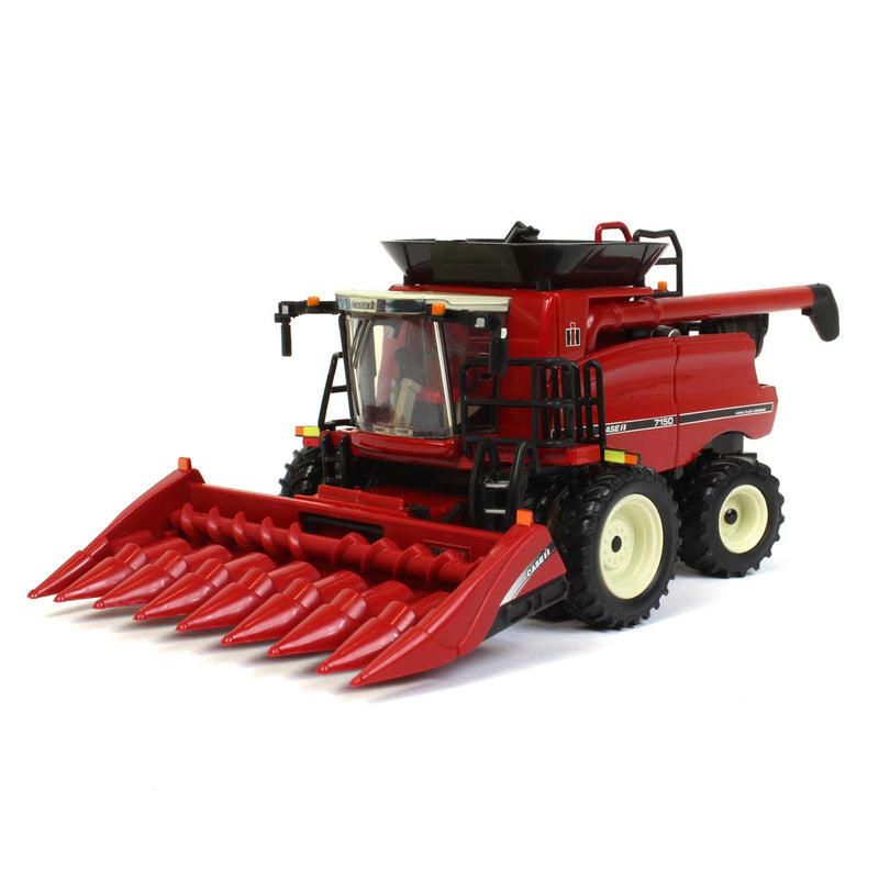 1/64 Limited Edition Vintage IH-Case IH 7150 Combine with Corn and Grain Header, ERTL Authentics #10