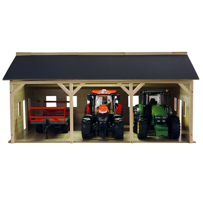 1/16 Farm Machinery 3 Bay Shed