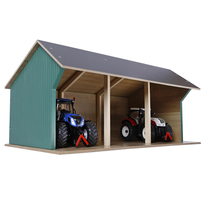 1/32 Farm Machinery 3 Bay Shed