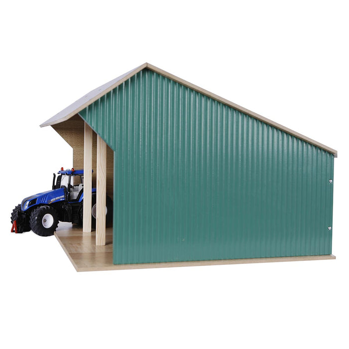 1/32 Large Farm Machinery 3 Bay Shed with High Roof