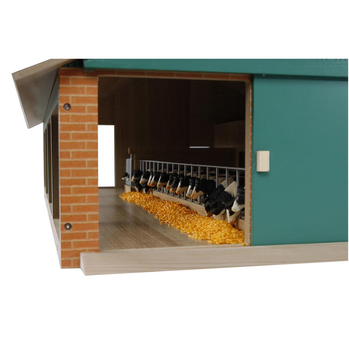 (B&D) 1/32 Deluxe Cattle Shed with Milking Parlour Set - Damaged Box