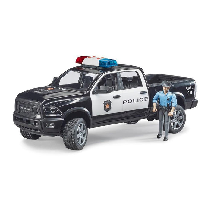 1/16 RAM 2500 Police Truck with Police Officer by Bruder