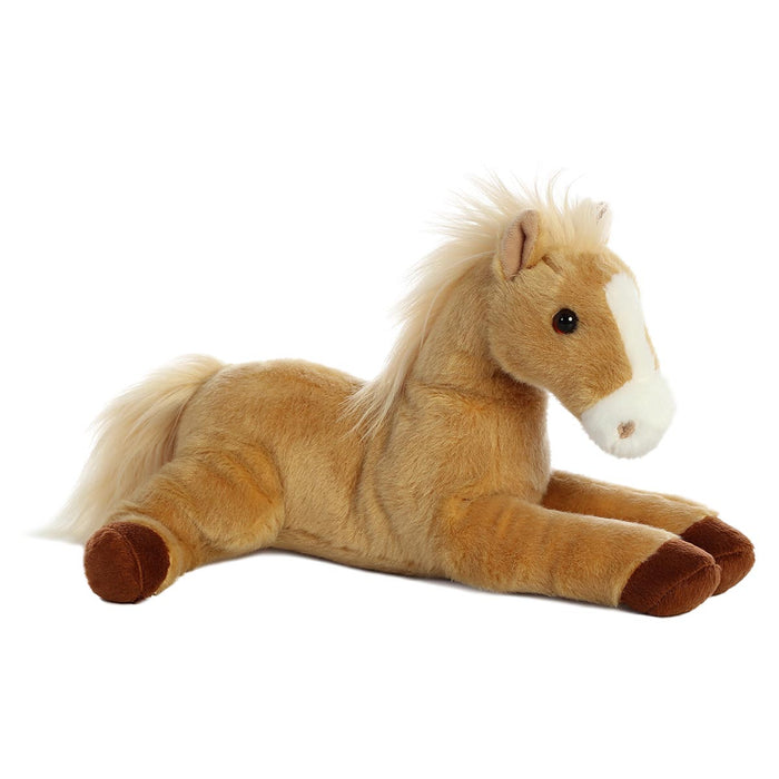 12in Butterscotch Palomino Horse Flopsie Plush Animal by Aurora