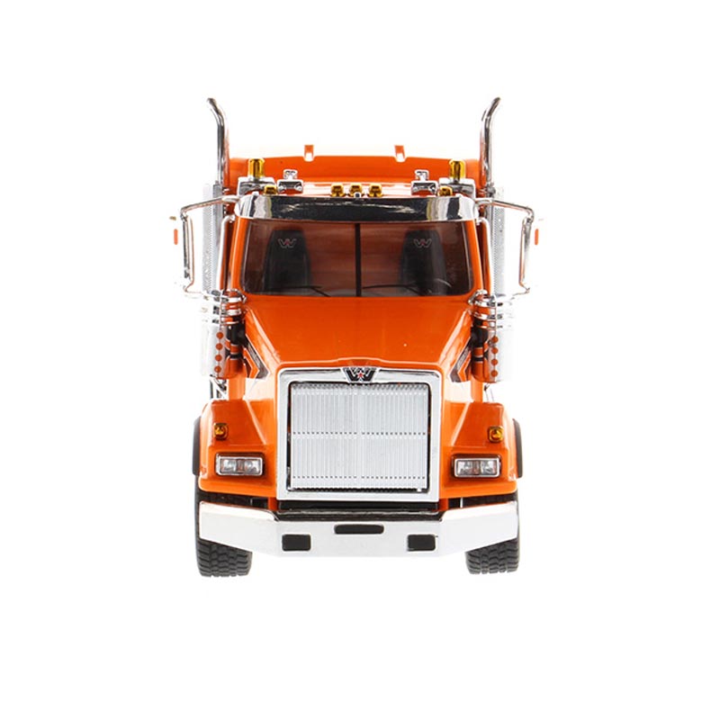 1/50 Western Star 4900 SBFA Tandem Tractor with 40in Sleeper Cab, Metallic Orange, Diecast Masters Transport Series