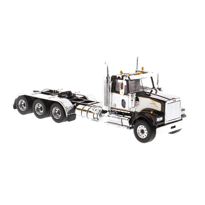 1/50 Western Star 4900 SFFA Tridem Day Cab, Black & White, Diecast Masters Transport Series