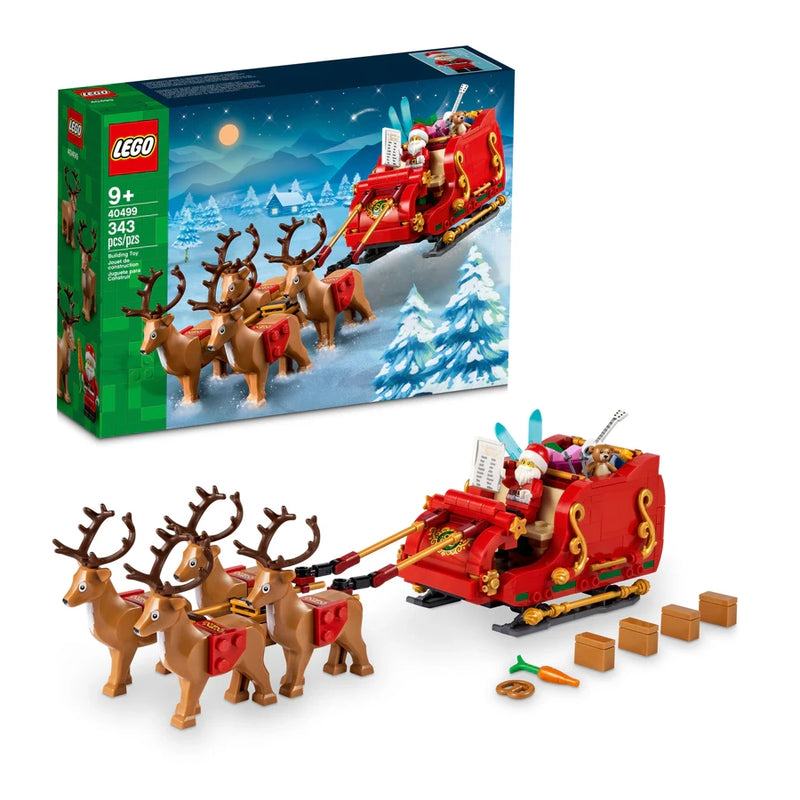 LEGO® Santa's Sleigh Christmas Set with Santa Minifigure, Reindeer & Presents, 343 Pieces