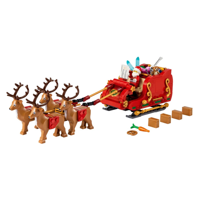 LEGO® Santa's Sleigh Christmas Set with Santa Minifigure, Reindeer & Presents, 343 Pieces