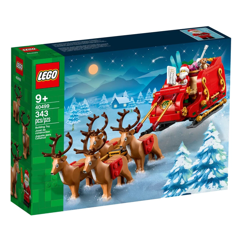 LEGO® Santa's Sleigh Christmas Set with Santa Minifigure, Reindeer & Presents, 343 Pieces