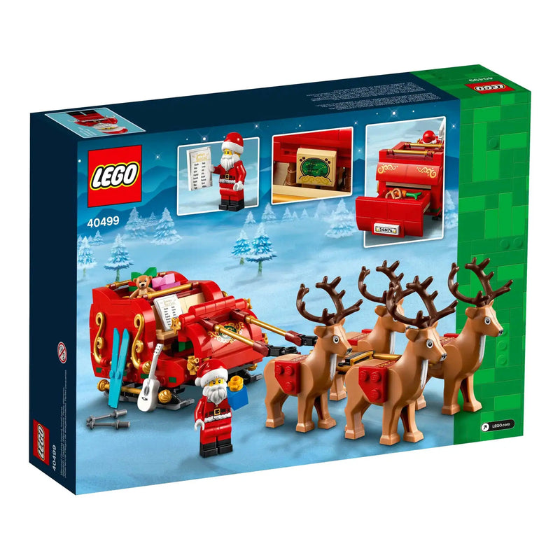 LEGO® Santa's Sleigh Christmas Set with Santa Minifigure, Reindeer & Presents, 343 Pieces