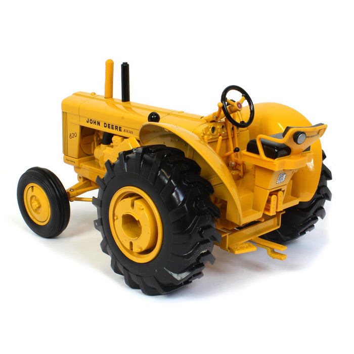 1/16 John Deere 820 Industrial Yellow Diesel, Two-Cylinder 50th Anniversary Edition