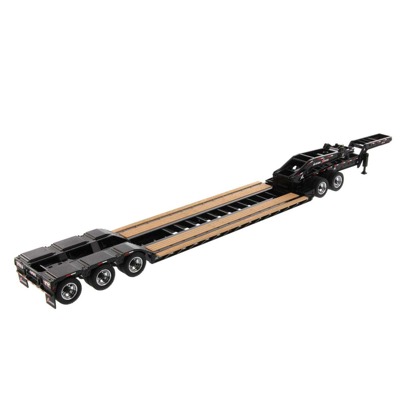 1/50 XL 120 Low-Profile HDG Lowboy Trailer (Outrigger Style) with 2 Boosters and Jeep