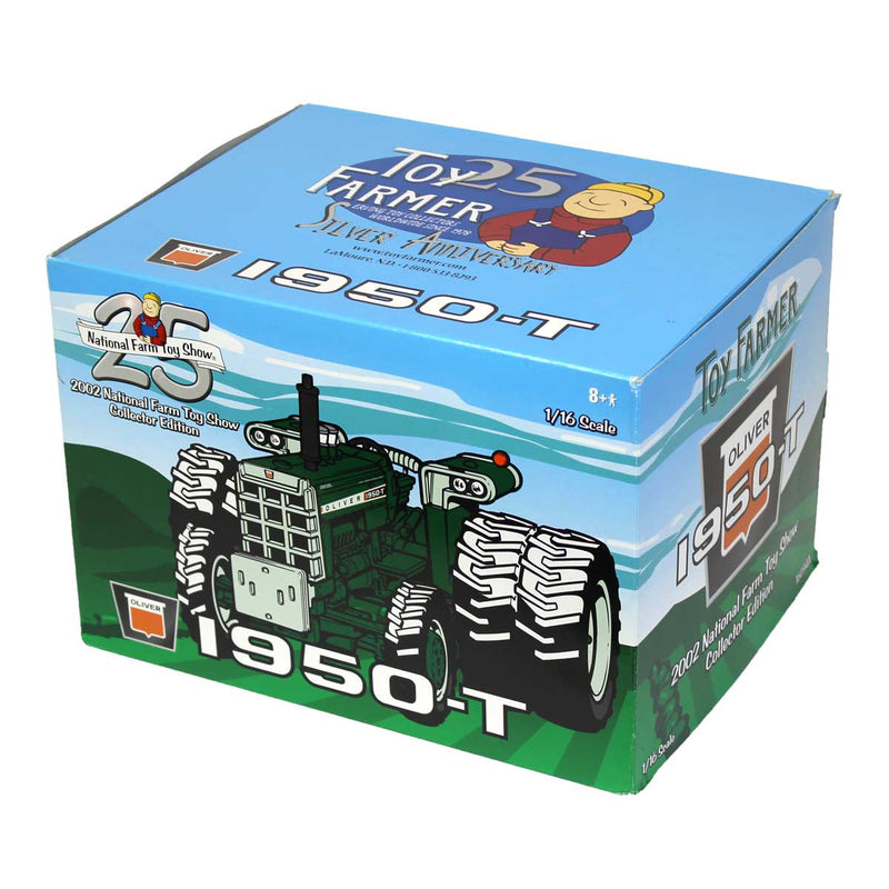 1/16 Oliver 1950T with Duals by ERTL, 2002 National Farm Toy Show, Toy Farmer 25th Anniversary