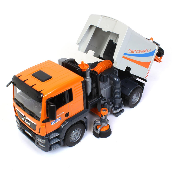 1/16 MAN TGS Street Sweeper by Bruder