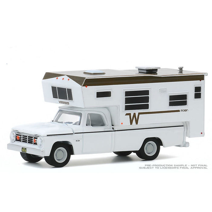 1/64 1966 Dodge D-100 with Winnebago Camper by Greenlight