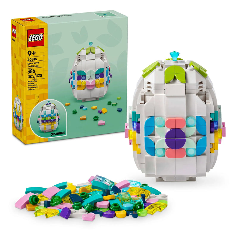 LEGO® Decorative Easter Egg Building Block Set, 386 Pieces