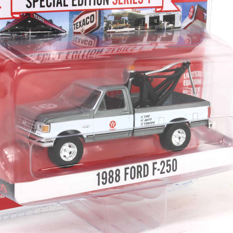 Raw Chase Unit ~ 1/64 1988 Ford F-250 with Drop-In Tow Hook, Texaco Special Edition Series 1