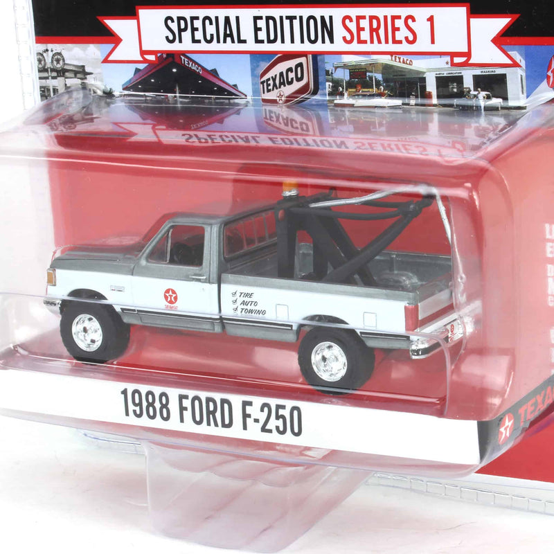 Raw Chase Unit ~ 1/64 1988 Ford F-250 with Drop-In Tow Hook, Texaco Special Edition Series 1