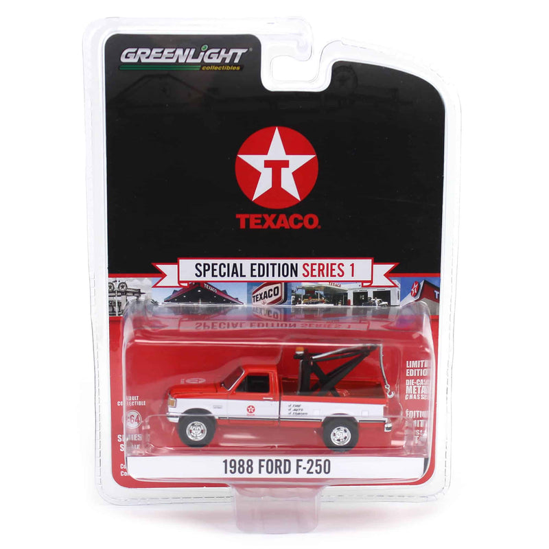 1/64 1988 Ford F-250 with Drop-In Tow Hook, Texaco Special Edition Series 1