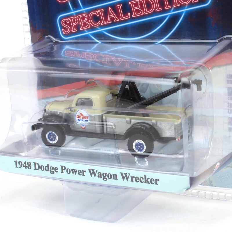 Raw Chase ~ 1/64 1948 Dodge Power Wagon Wrecker, Chevron Special Edition Series 1