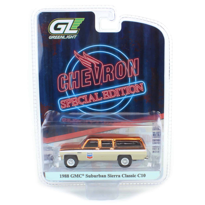 Copper Color Chrome Chase ~ 1/64 1988 GMC Suburban Sierra Classic C10, Chevron Special Edition Series 1