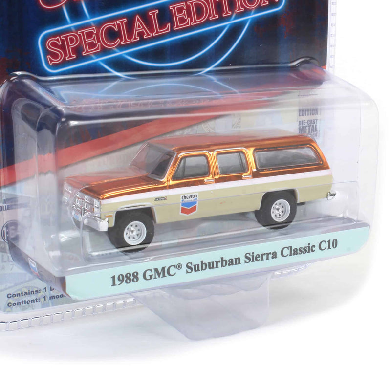 Copper Color Chrome Chase ~ 1/64 1988 GMC Suburban Sierra Classic C10, Chevron Special Edition Series 1