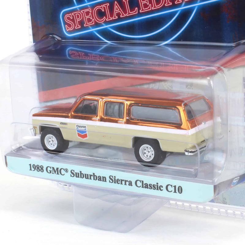 Copper Color Chrome Chase ~ 1/64 1988 GMC Suburban Sierra Classic C10, Chevron Special Edition Series 1
