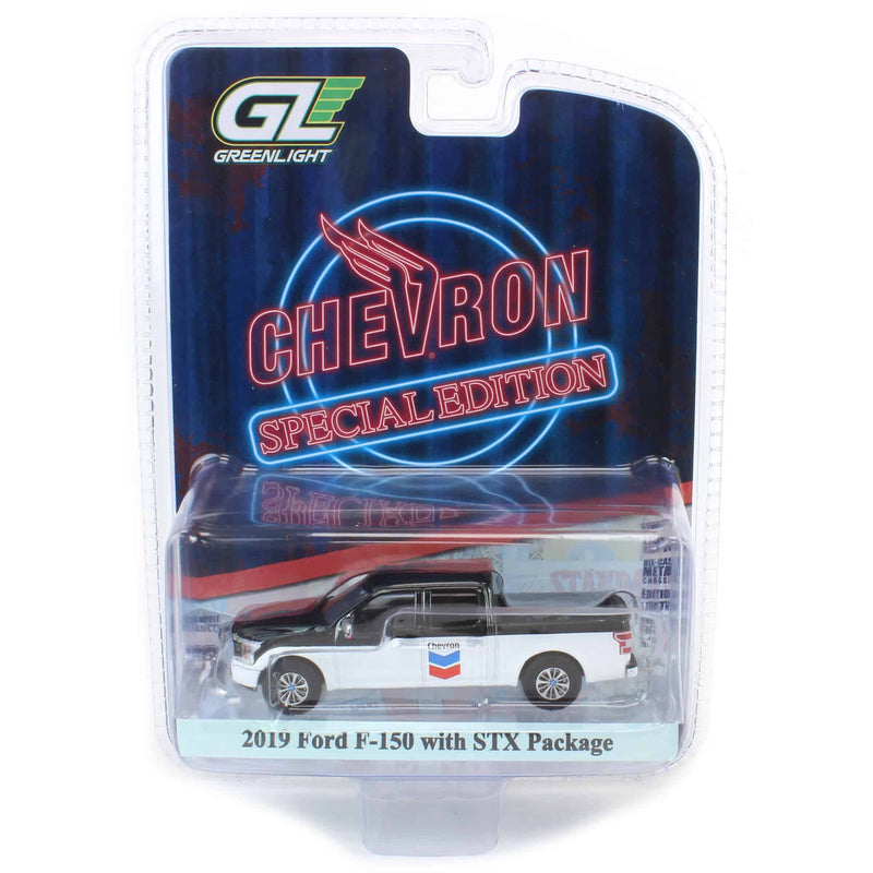 Black Color Chrome Chase ~ 1/64 2019 Ford F-150 XL With STX Package, Chevron Special Edition Series 1