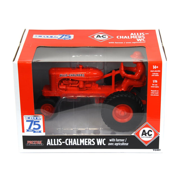 1/16 Allis Chalmers WC with Driver, ERTL 75th Anniversary