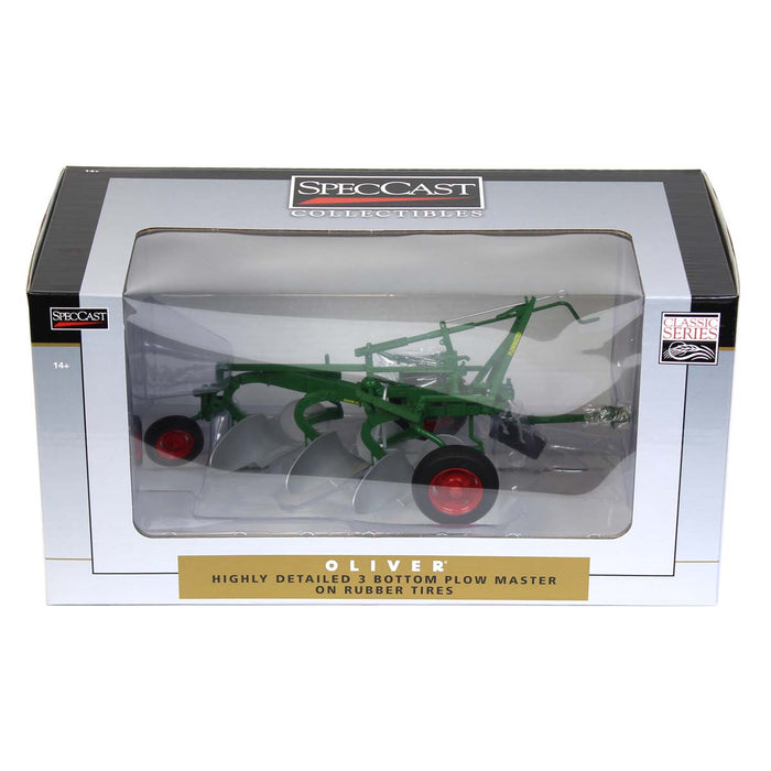 1/16 High Detail Oliver 3 Bottom Plow with Rubber Tires