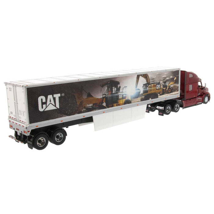 1/50 Peterbilt 579 Day Cab with CAT Mural Semi and Trailer