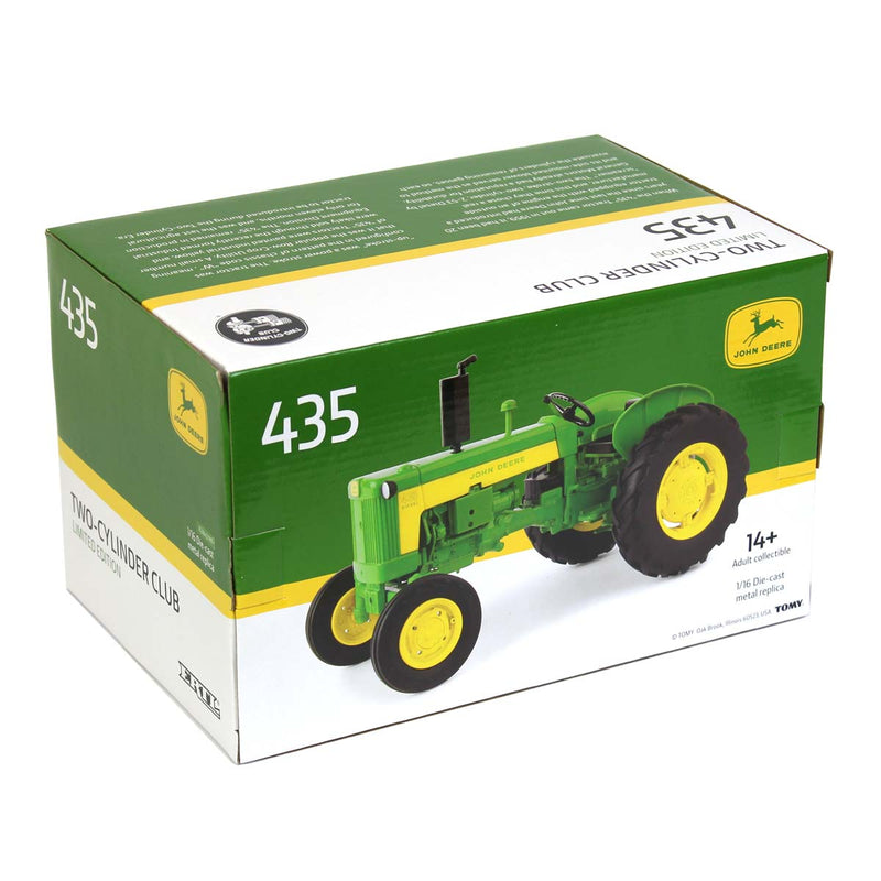 1/16 John Deere 435 Tractor by ERTL, 2019 Two Cylinder Show Edition