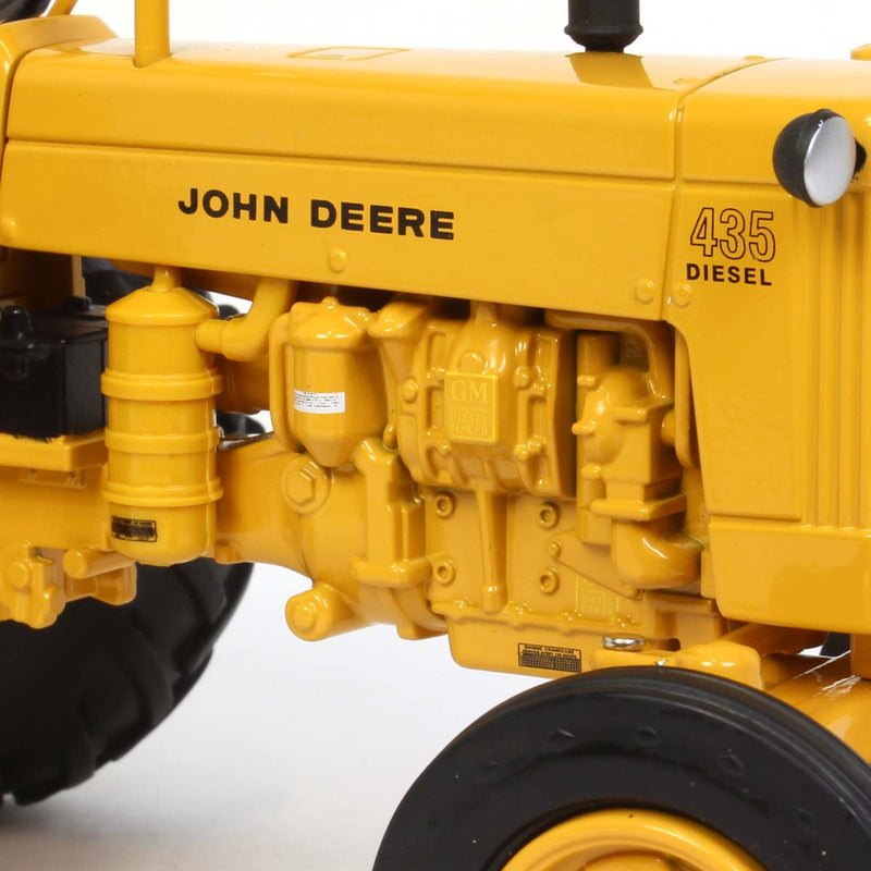 Award Version ~ 1/16 John Deere Industrial Yellow 435, 2019 Two Cylinder Club
