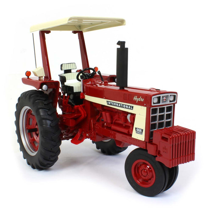 1/16 International Harvester 666 Hydro Narrow Front with ROPS & Fender Radio, ERTL Prestige Collection