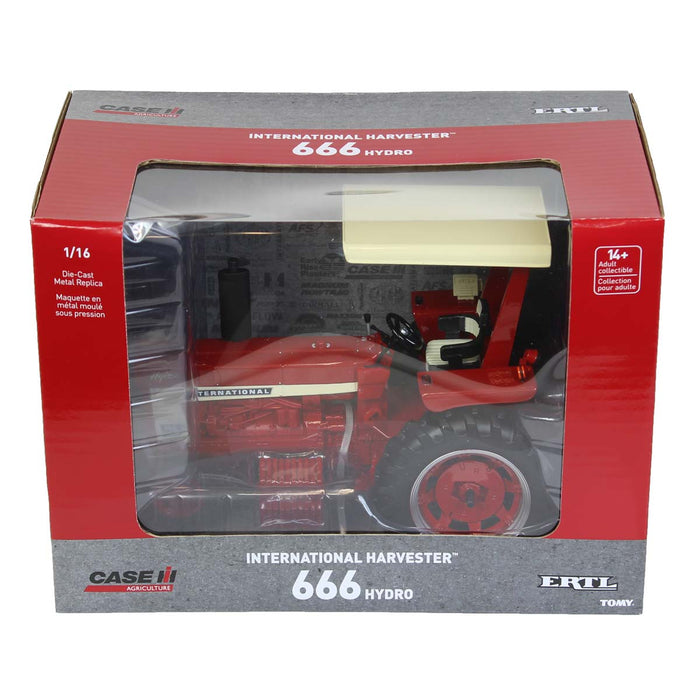 1/16 International Harvester 666 Hydro Narrow Front with ROPS & Fender Radio, ERTL Prestige Collection