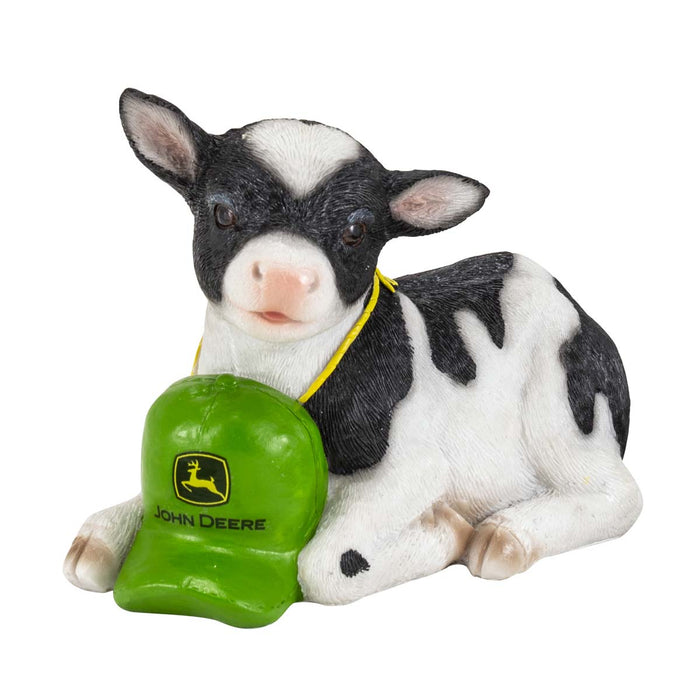 John Deere 6in Polyresin Calf Savings Bank