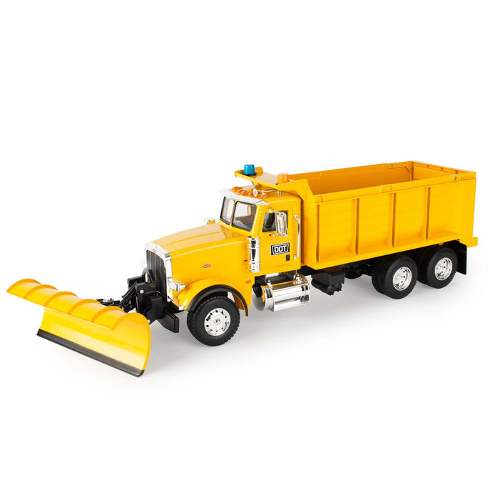 1/16 Big Roads Peterbilt 367 DOT Truck with Snowplow