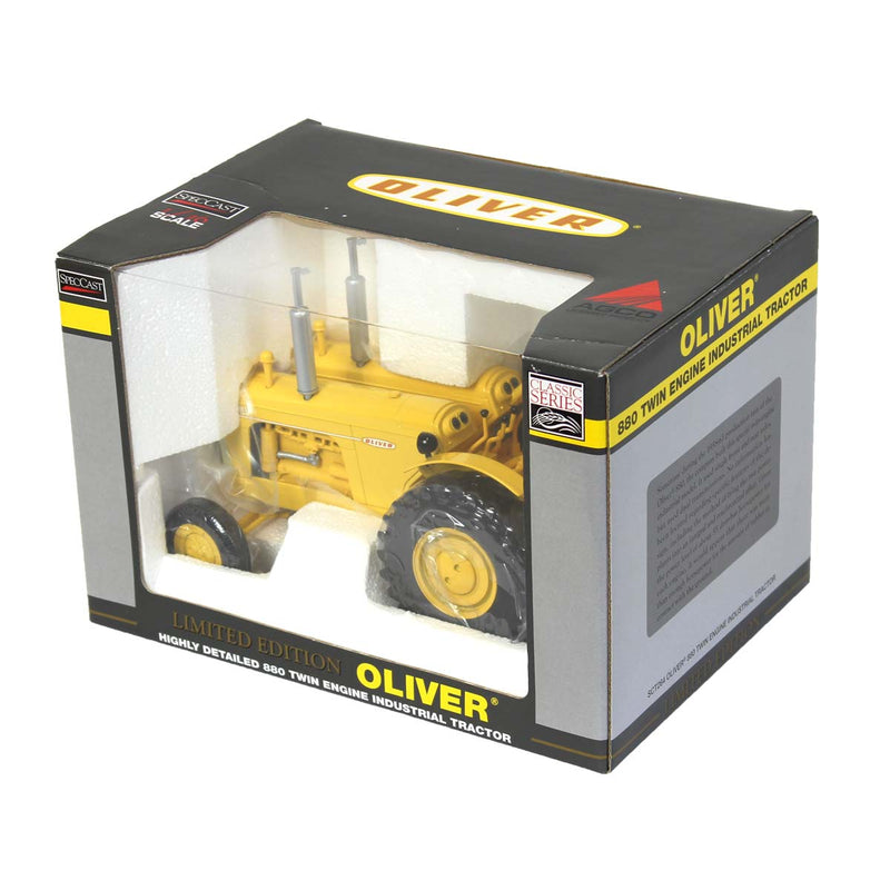 1/16 Limited Edition Oliver 880 Twin Engine Industrial Yellow Tractor