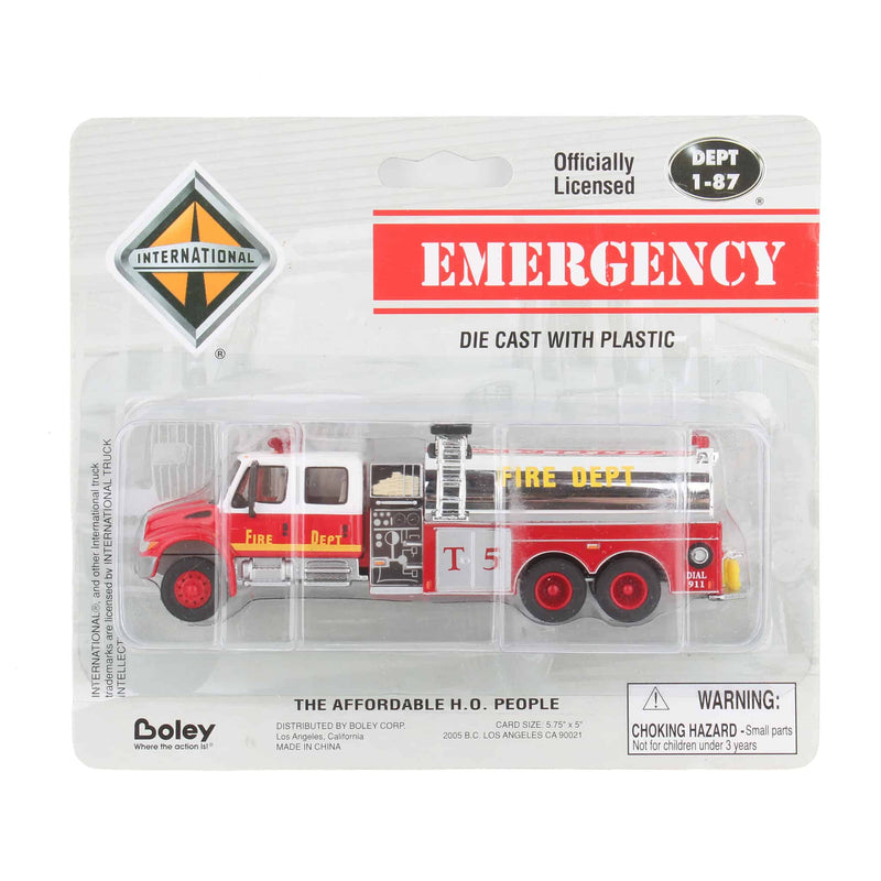 1/87 Fire Dept Water Tanker Truck by Boley