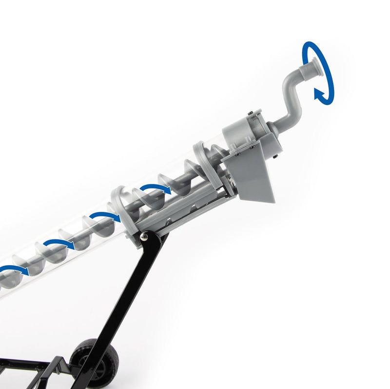 1/16 Black Grain Auger with Functioning Crank by ERTL