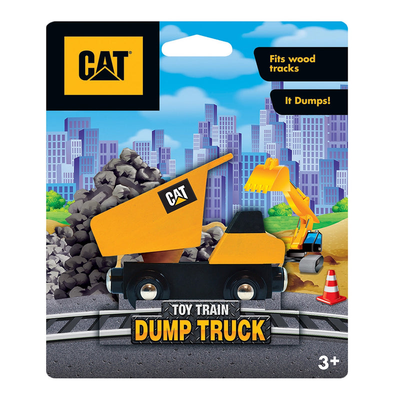 Caterpillar Dump Truck Magnetic Train Car