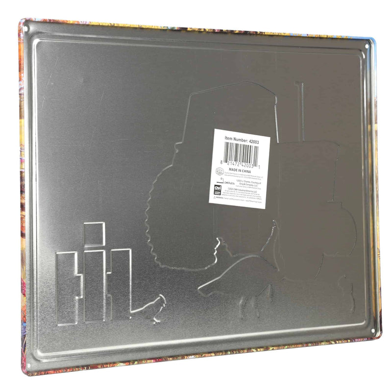 IH International 1086 Cab Tractor with Wildlife Embossed Metal Sign, 16.75in x 12in