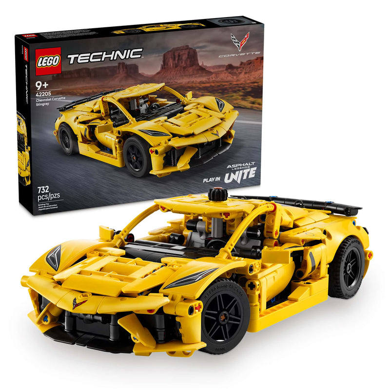 LEGO® Technic™ Chevrolet Corvette Stingray Car, 732 Pieces