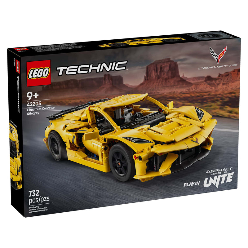 LEGO® Technic™ Chevrolet Corvette Stingray Car, 732 Pieces