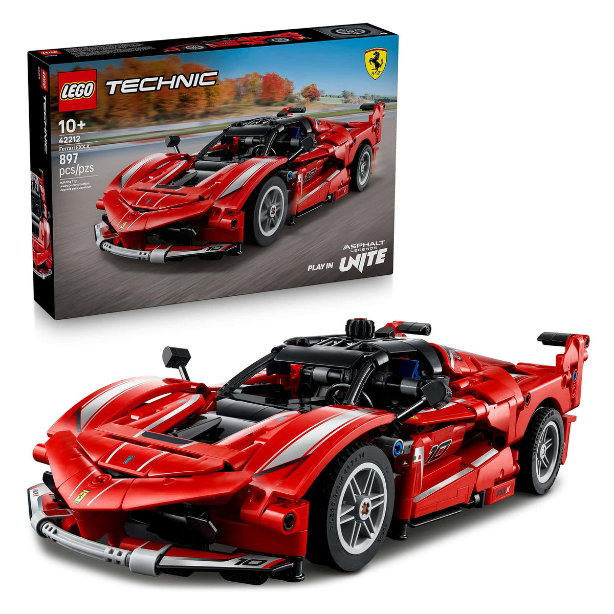 アクセサリー Ferrari 12V LEGO® Technic™ Ferrari FXX K Car, 897 Pieces — Outback Toys