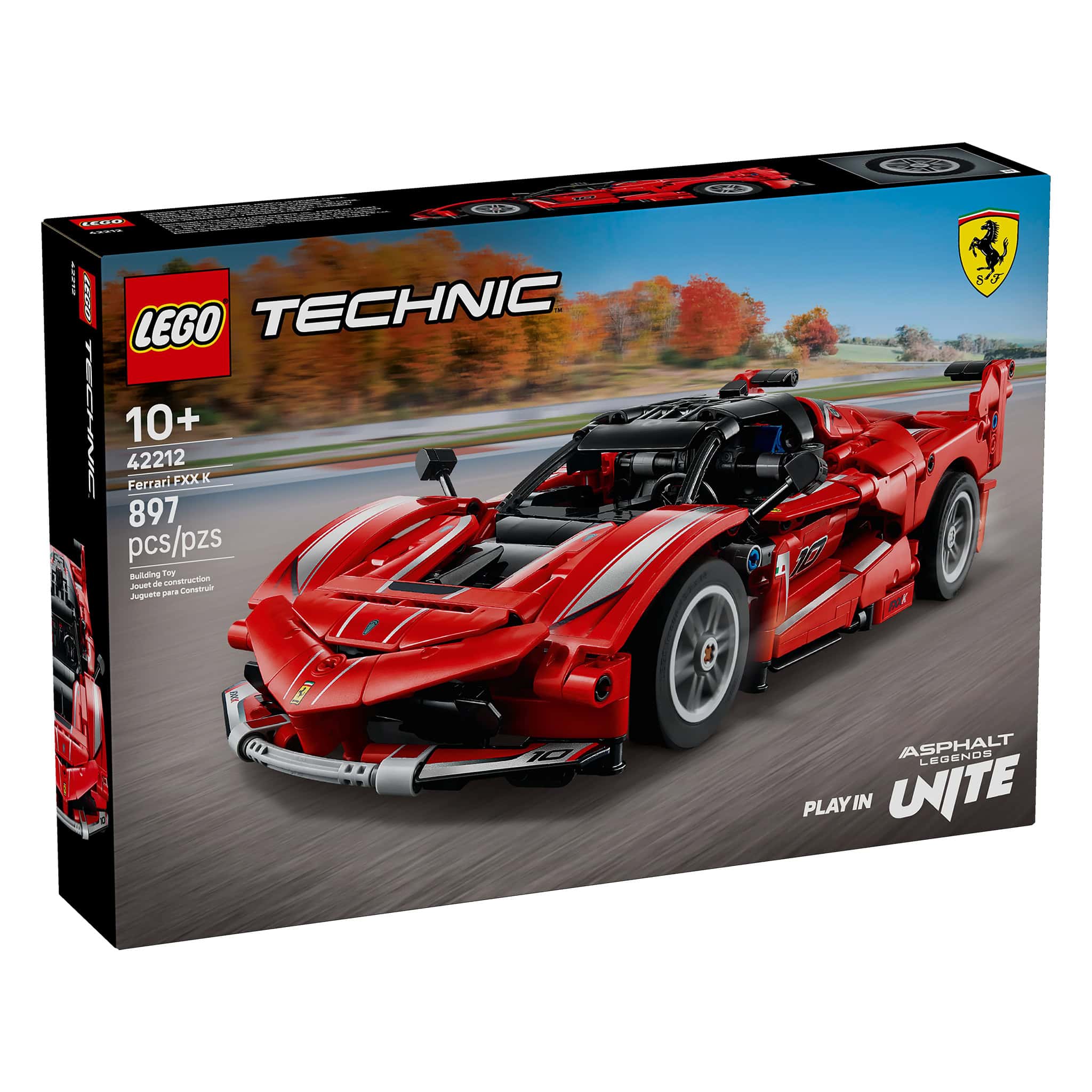 LEGO® Technic™ Ferrari FXX K Car, 897 Pieces — Outback Toys