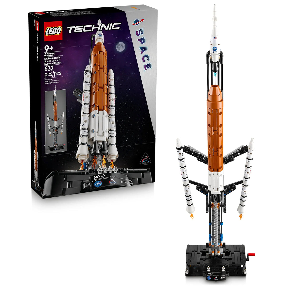 LEGO® Technic™ NASA Artemis Space Launch System with Rocket, 632