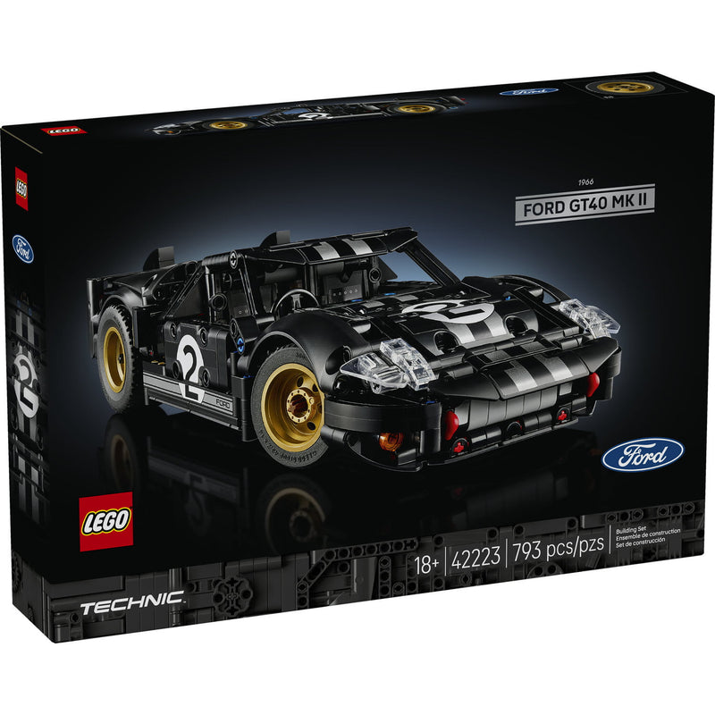 LEGO® Technic™ 1966 Ford GT40 MKII Race Car Building Sets, 793 Pieces