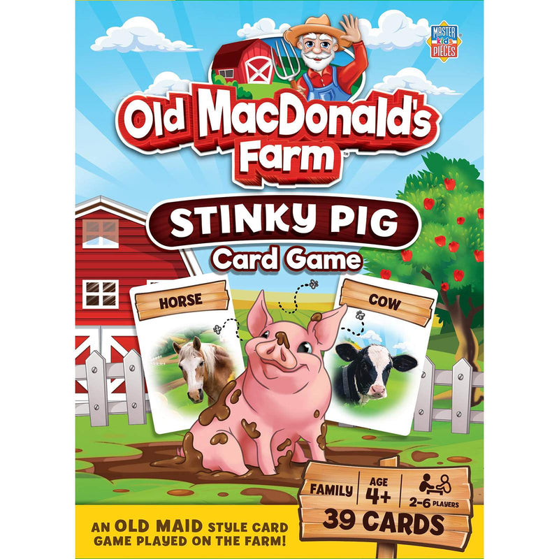 Old MacDonald's Farm Stinky Pig Card Game
