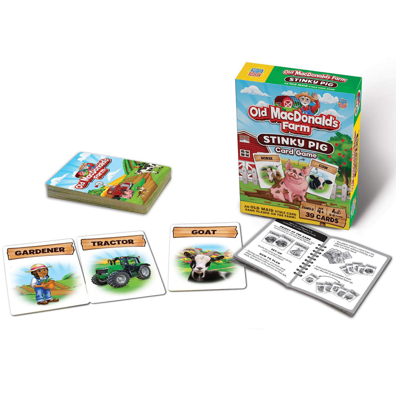 Old MacDonald's Farm Stinky Pig Card Game